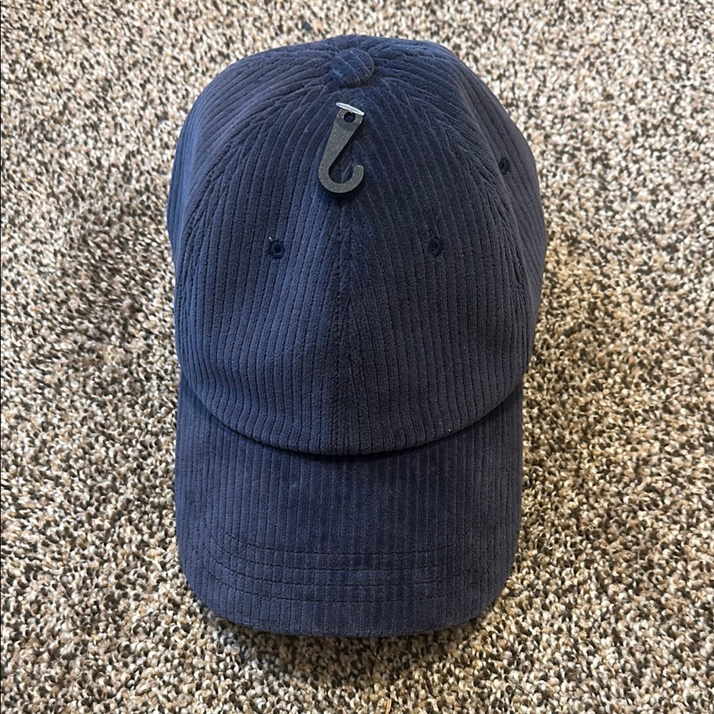 NWT Lululemon Navy Blue Corduroy Cap